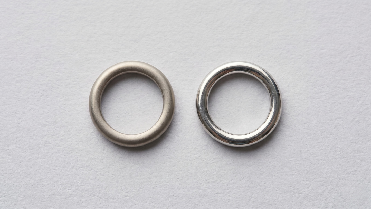 steel hoop vs titanium hoop