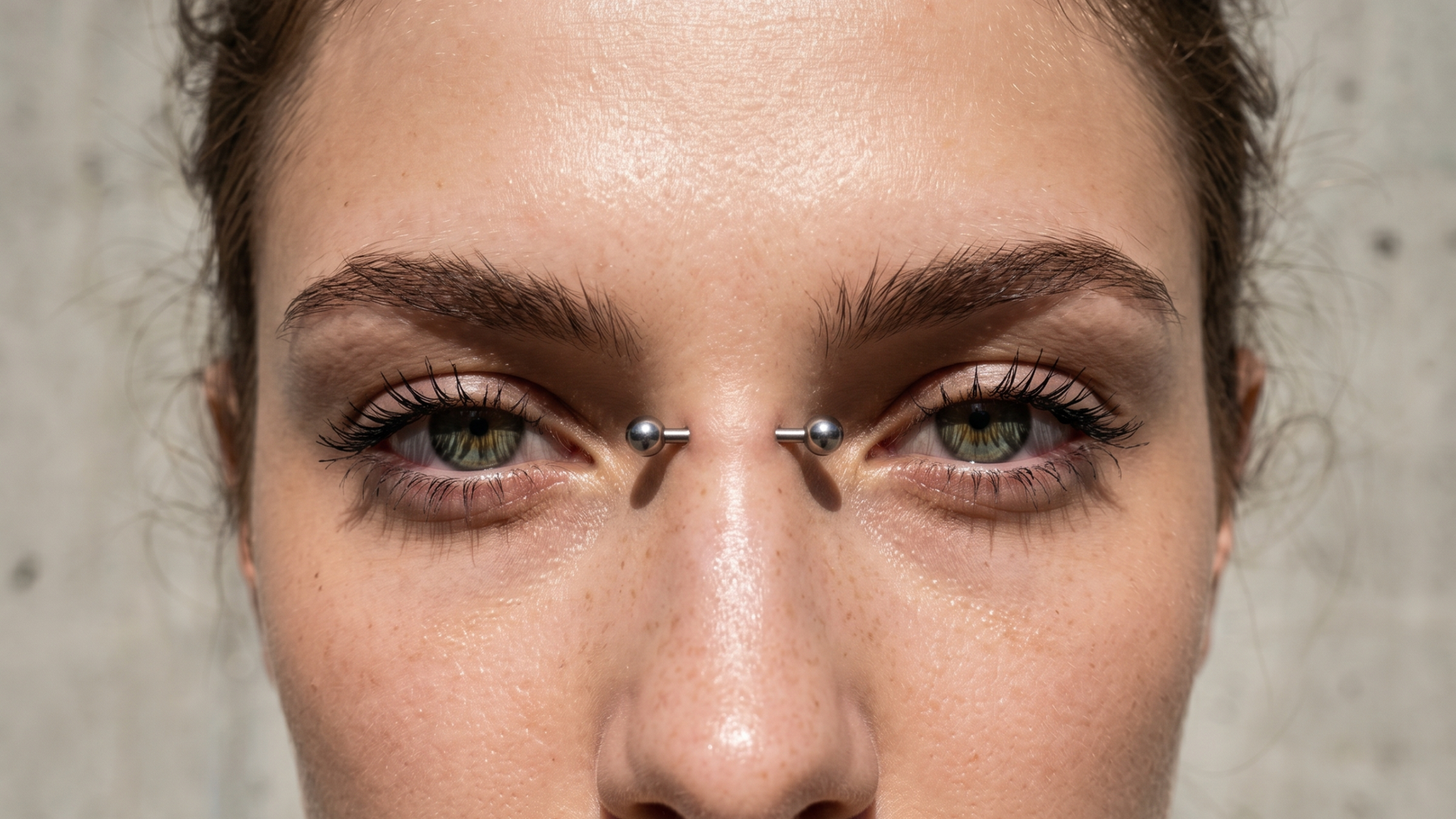 Front Piercing Bridge Piercing: Complete Guide — Placement, Pain, Rejection & Healing ...