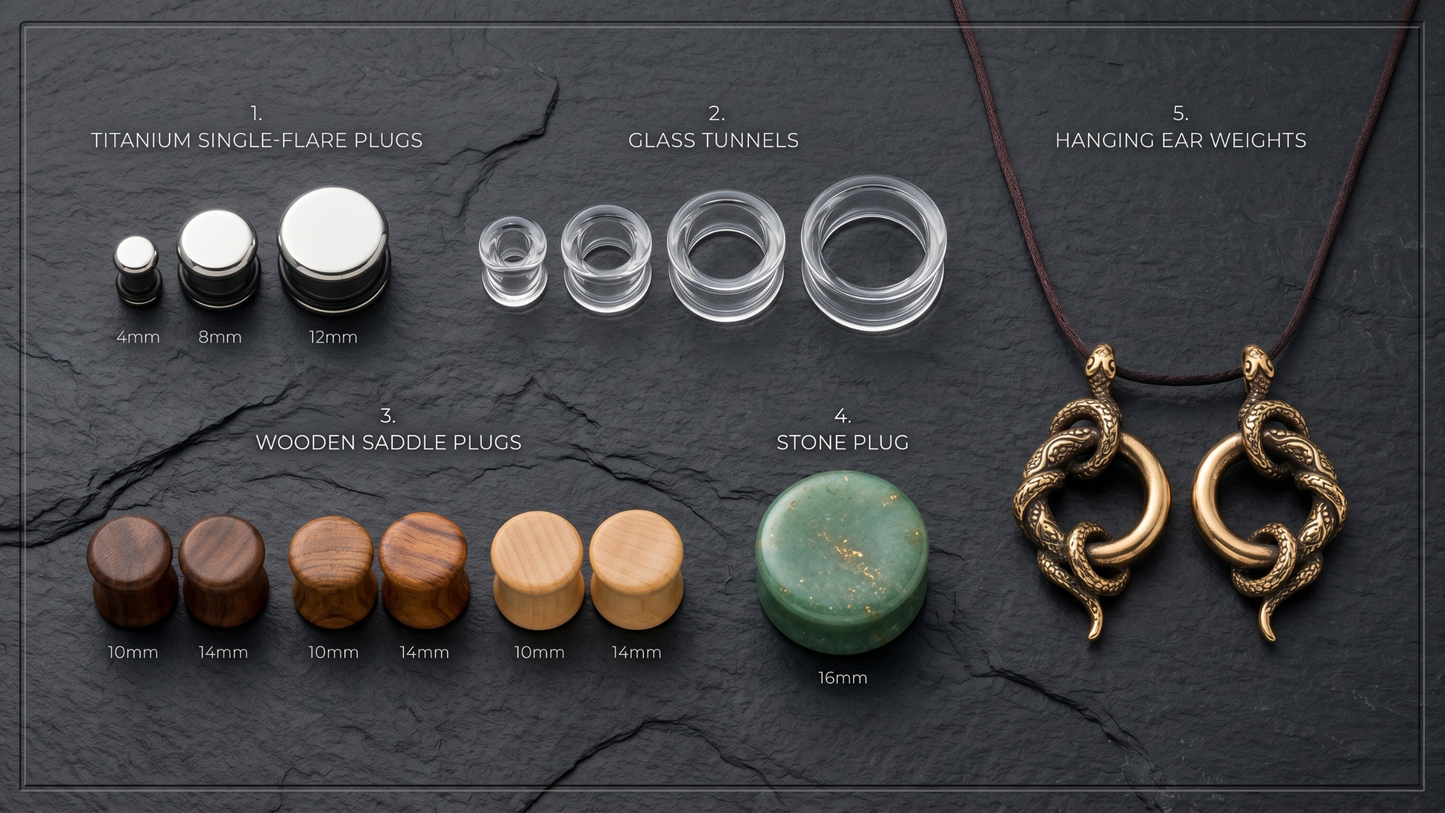 Stretched Ear Jewellery Guide: Plugs, Tunnels and More