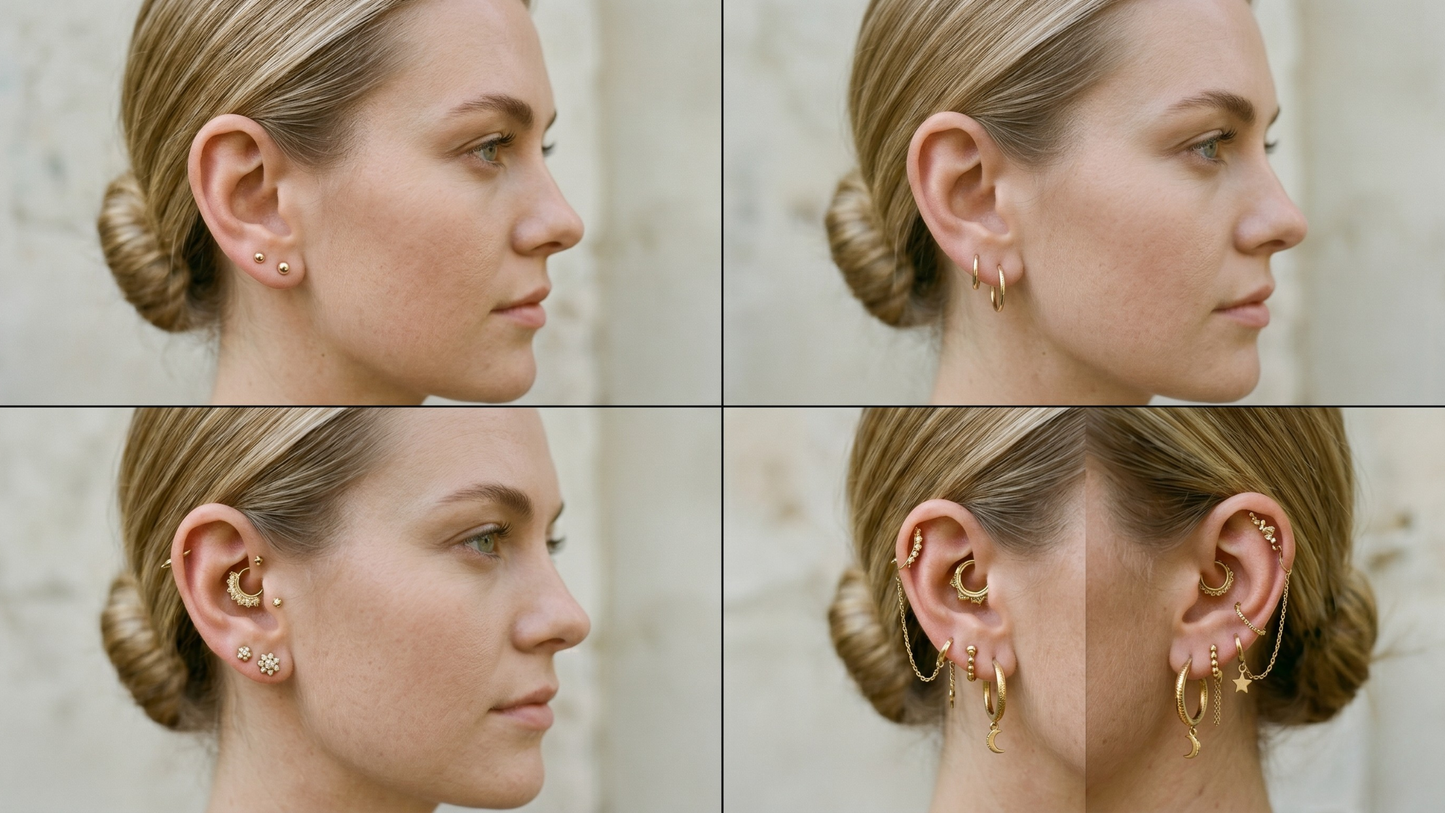 Ear Curation by Occasion: Daily, Work, Event and Festival Looks