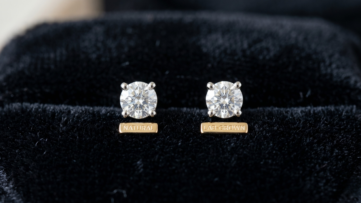 Lab-Grown vs Natural Diamonds in Piercing Jewellery