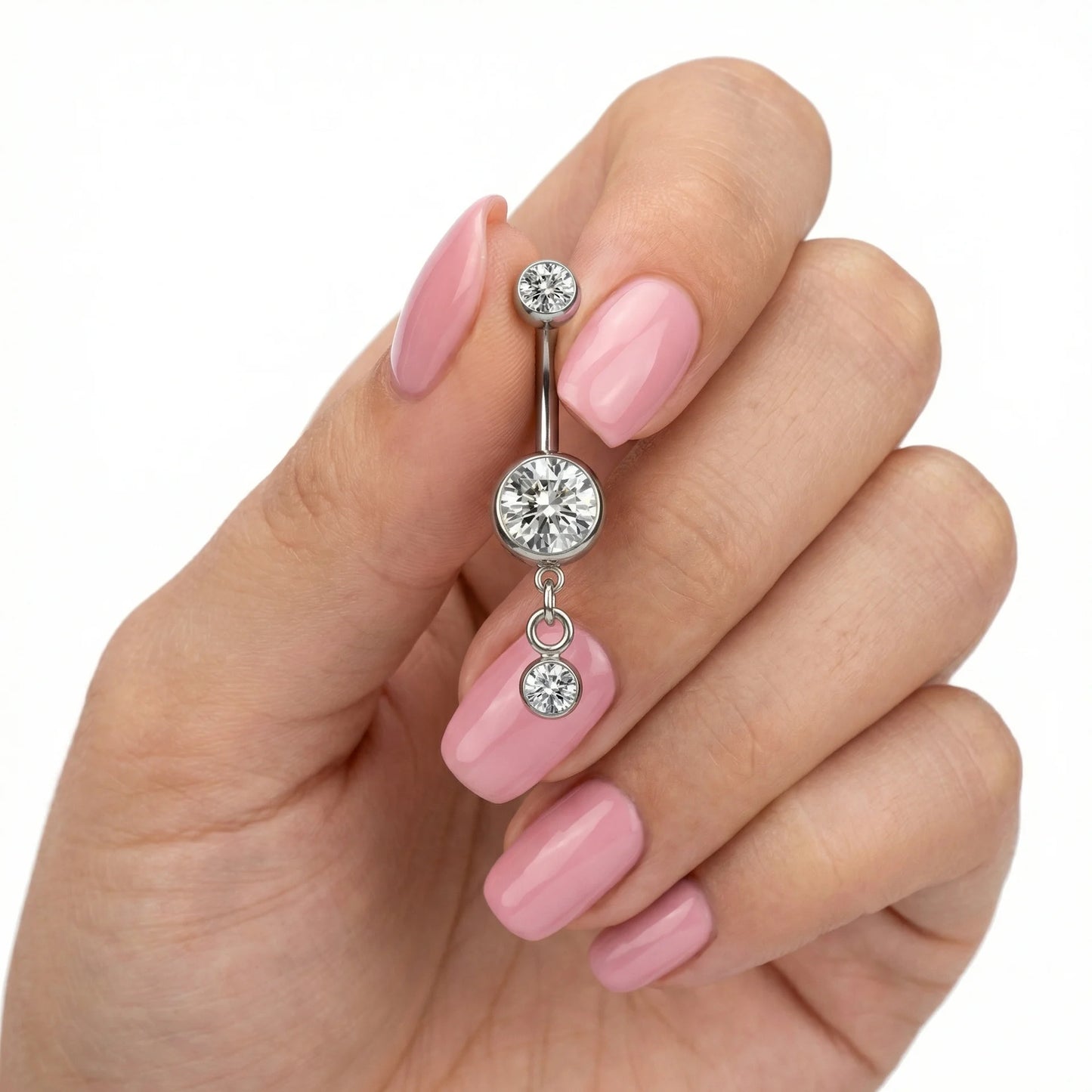 
                  
                    Jóia para Umbigo c/ Zircónia & Pêndulo
                  
                