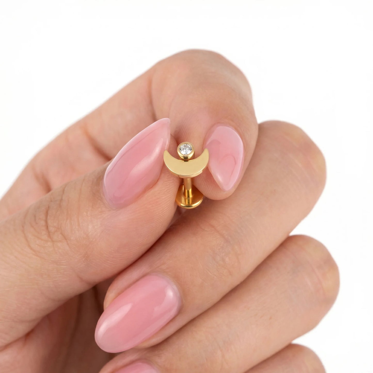 Labret Lua c/ Zircónia 