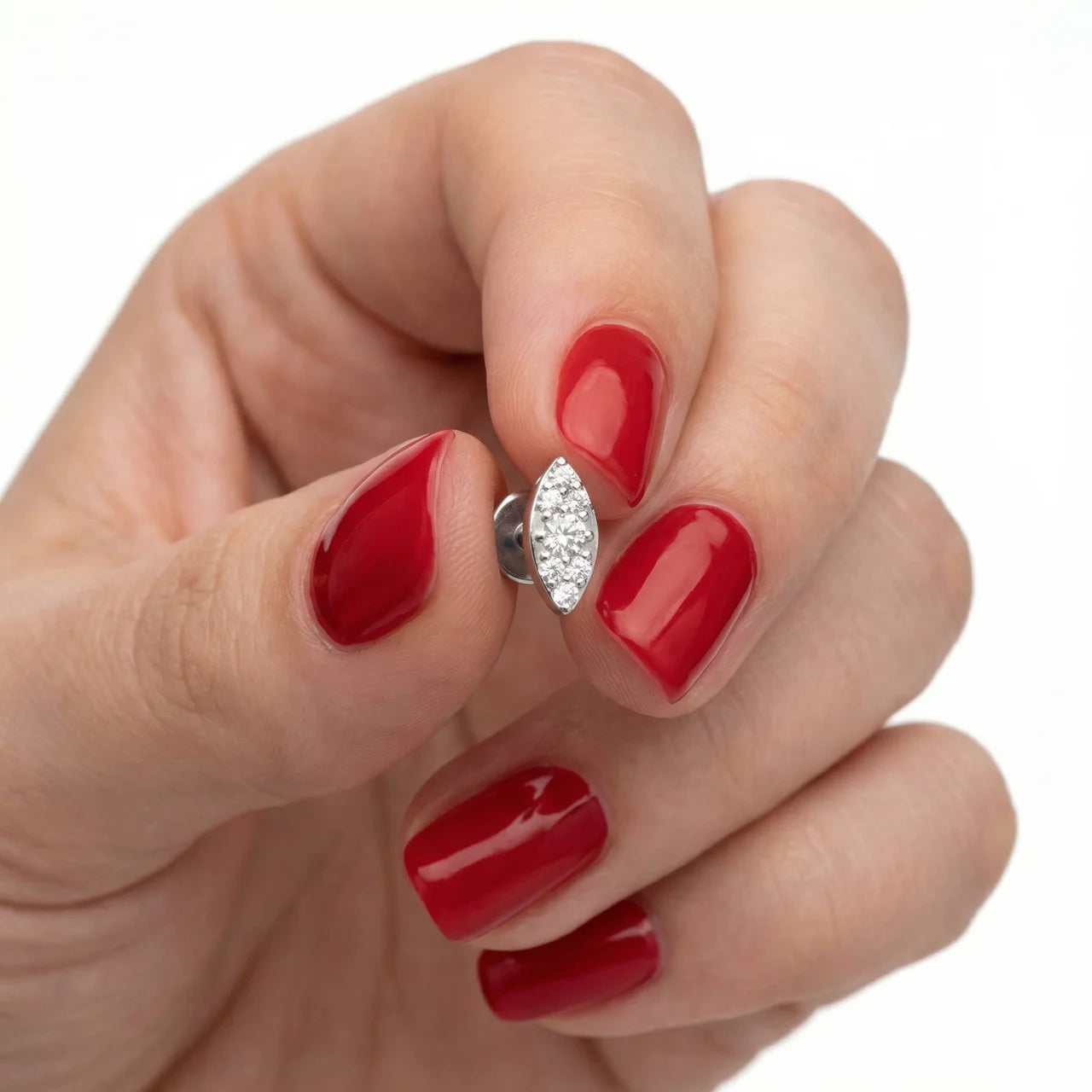 Labret Marquise c Zircónias