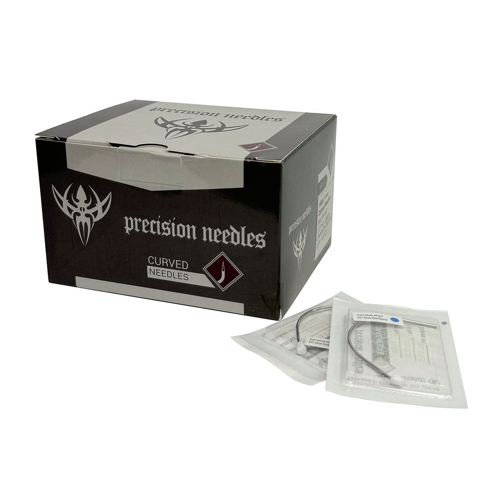 Agulhas Curvas - Precision Needles - 50 Unidades