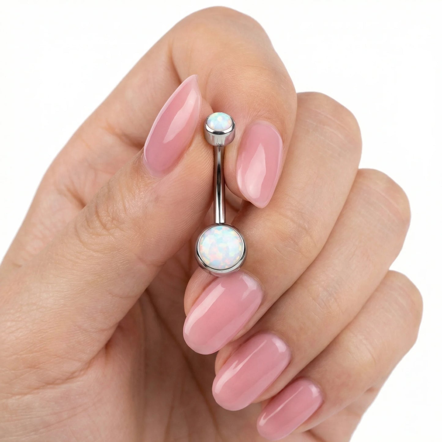 
                  
                    Piercing para Umbigo c/ Opalas
                  
                