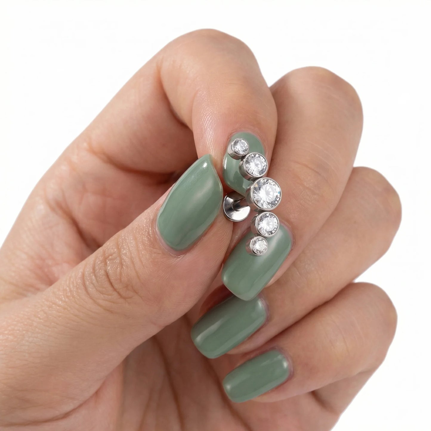 
                  
                    Labret 5 Zircónias Curva
                  
                