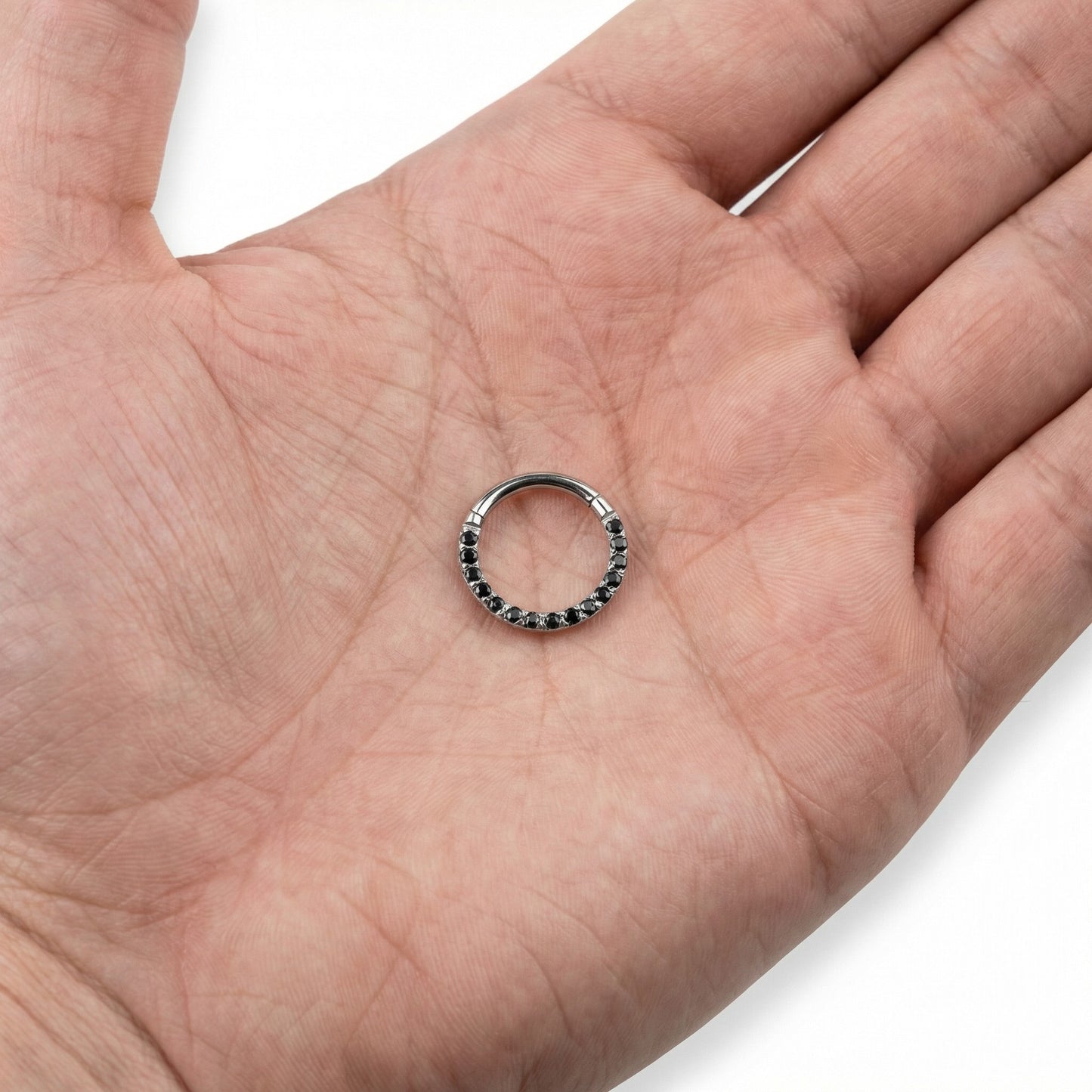 
                  
                    argola com zirconias black em titanio
                  
                