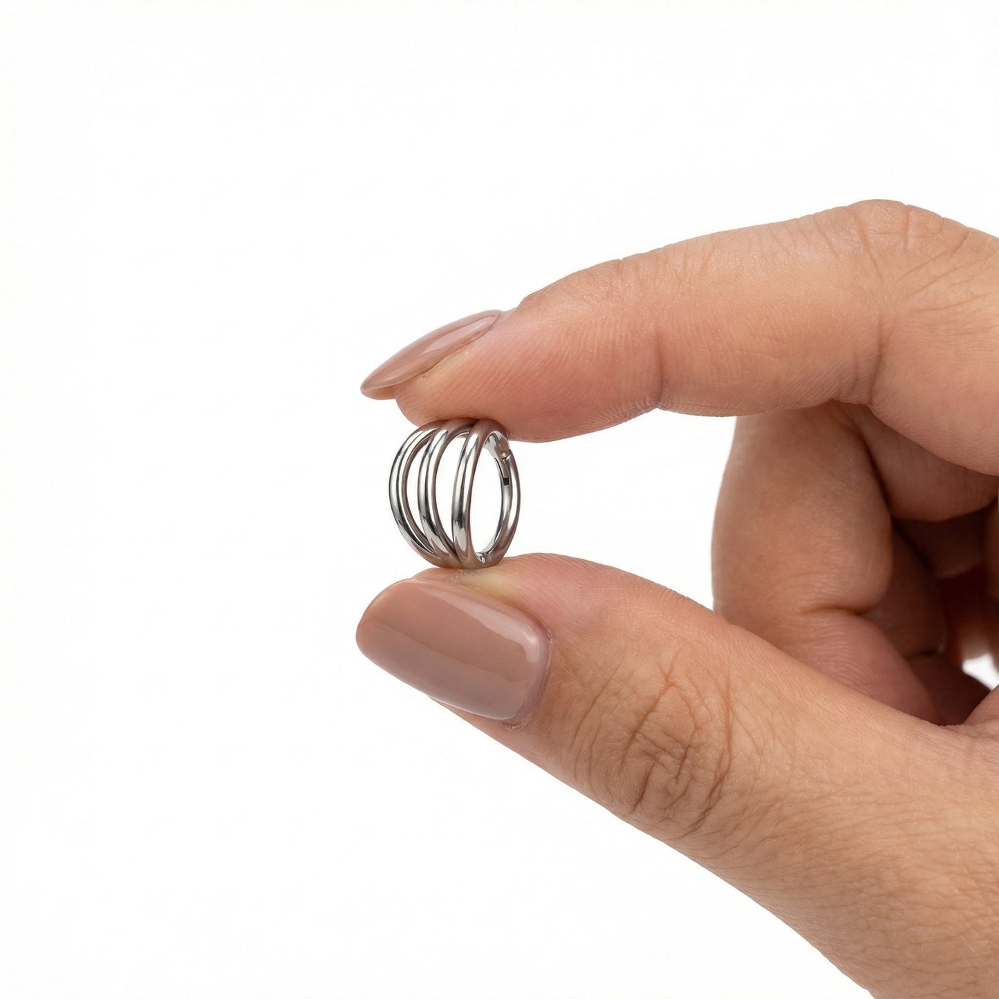 argola tripla titanio