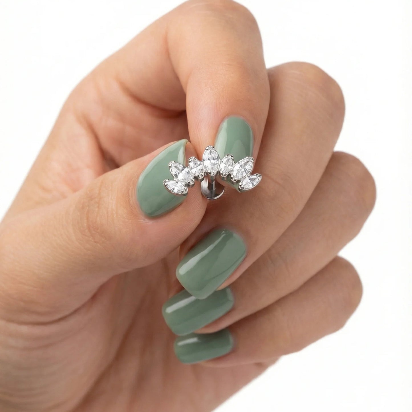 
                  
                    Labret com Zircónias Marquise
                  
                