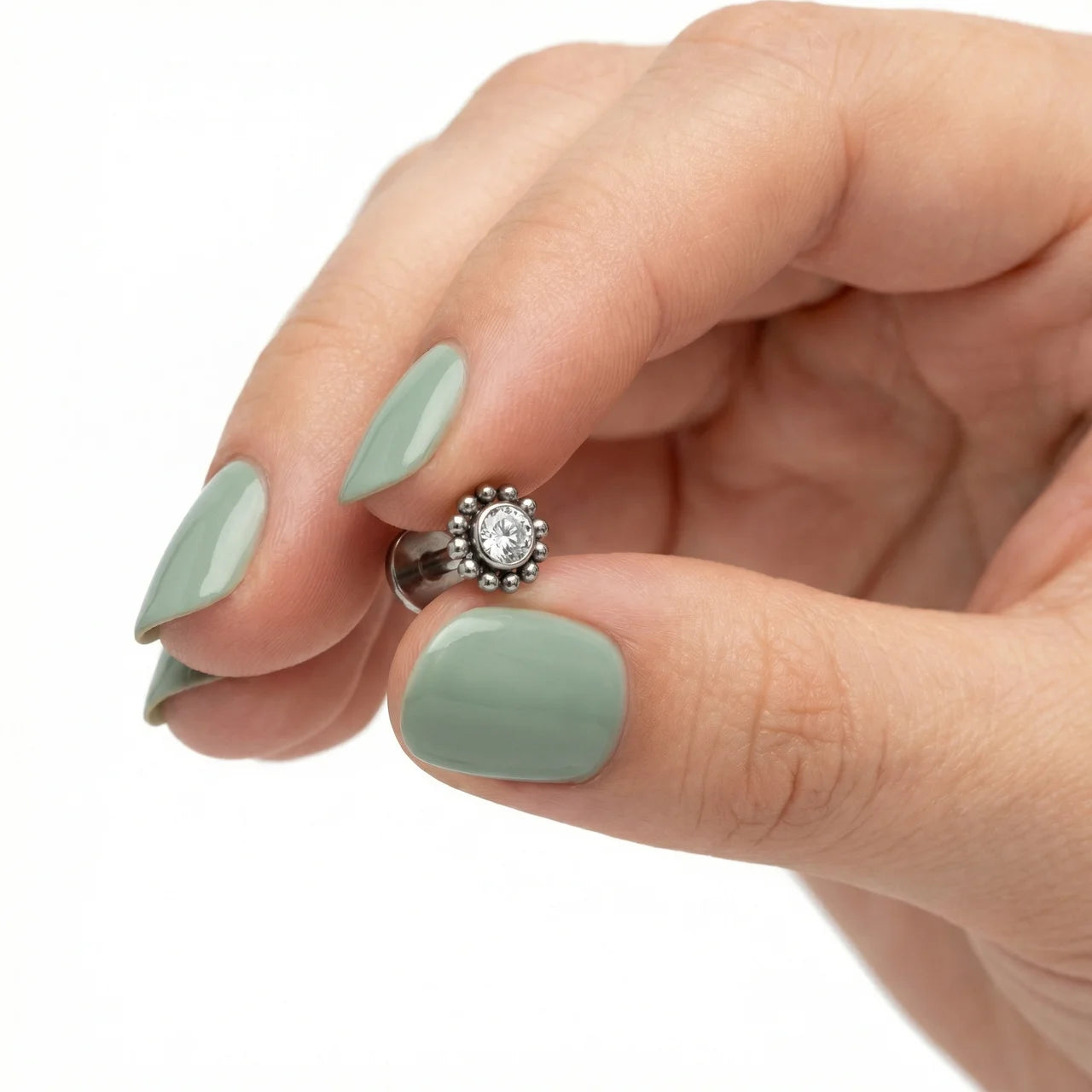 
                  
                    Labret Floral c/ Zircónia
                  
                