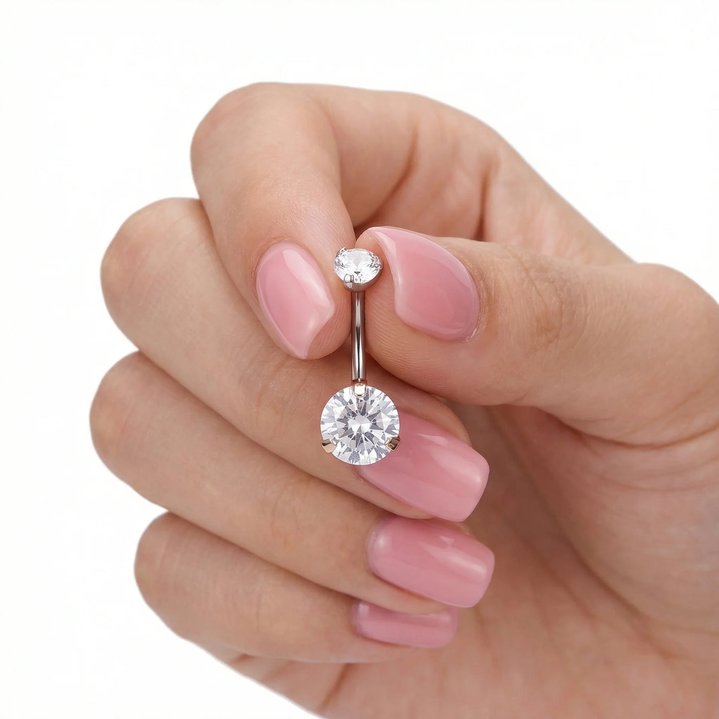 
                  
                    Piercing de Umbigo c/ Zircónias Cravejadas
                  
                