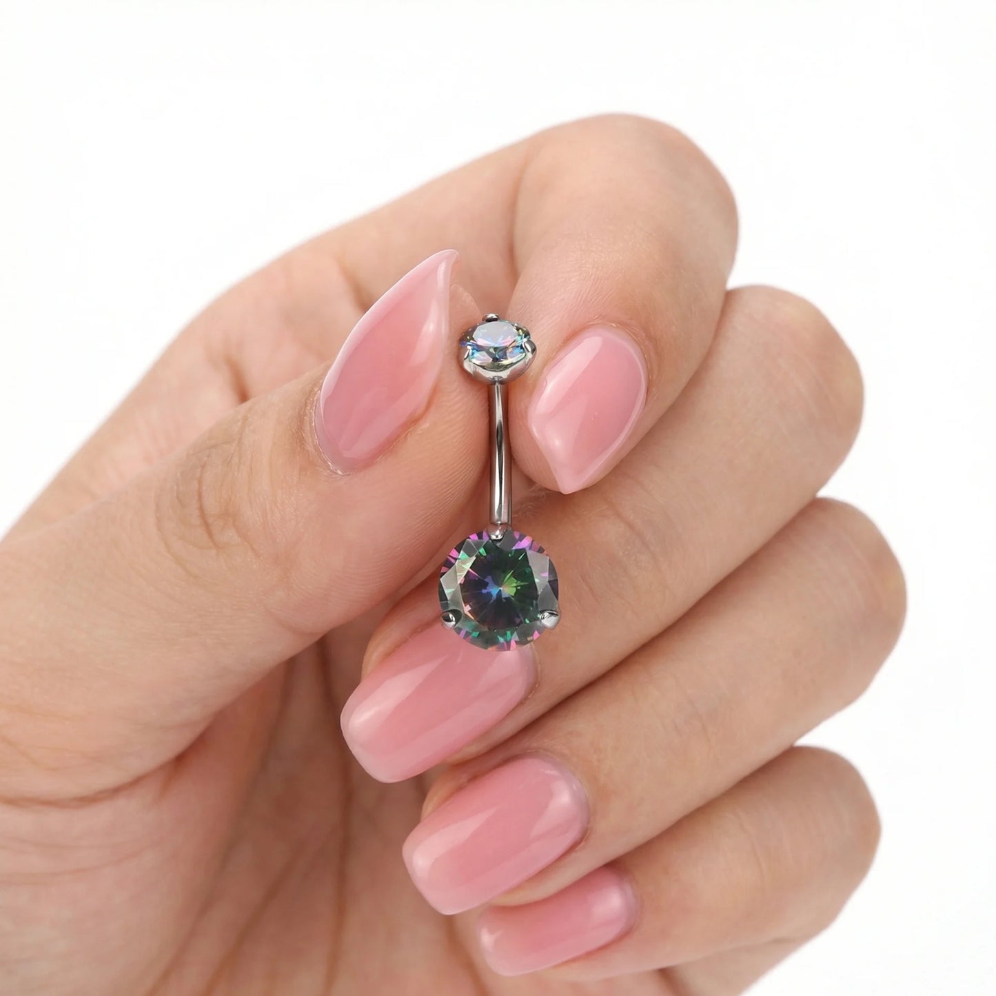 
                  
                    Piercing de Umbigo c/ Zircónias Cravejadas
                  
                